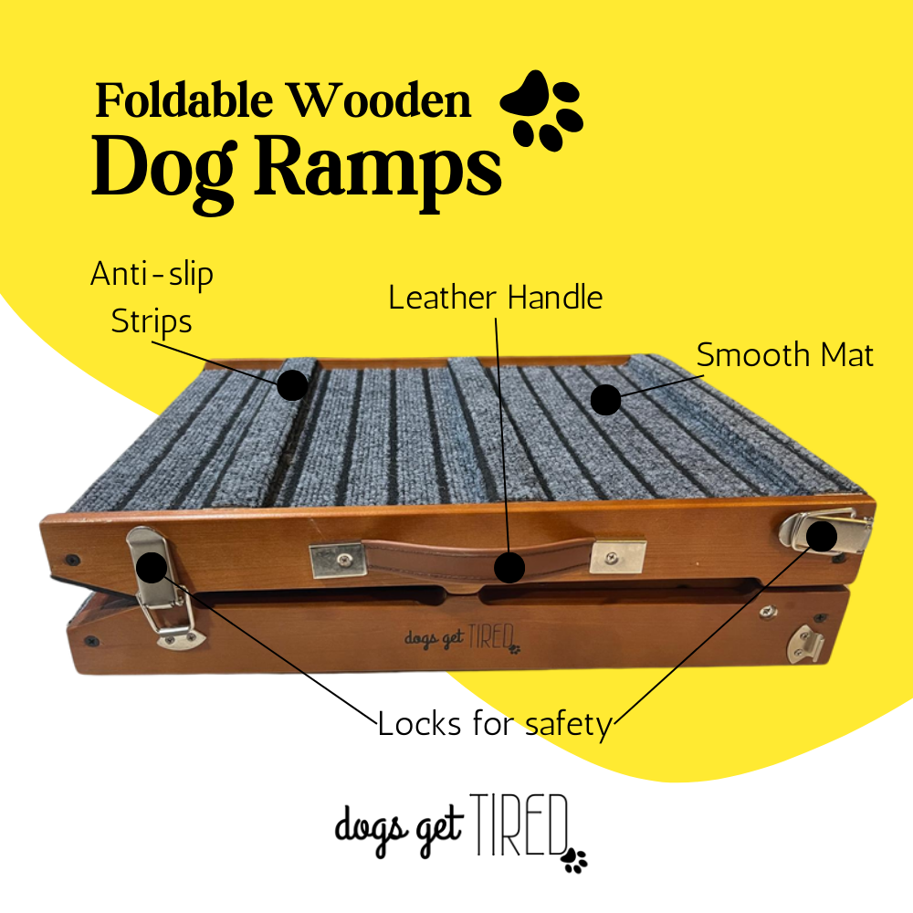 39" Foldable Portable and Anti-Slip Dog Ramp for Small and Medium Sized Dogs